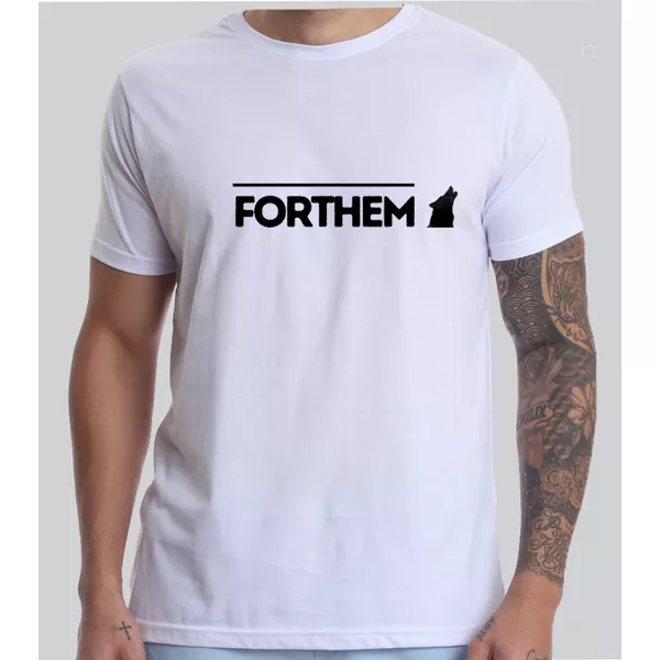 Camiseta Forthem Wolf Logo Lobo