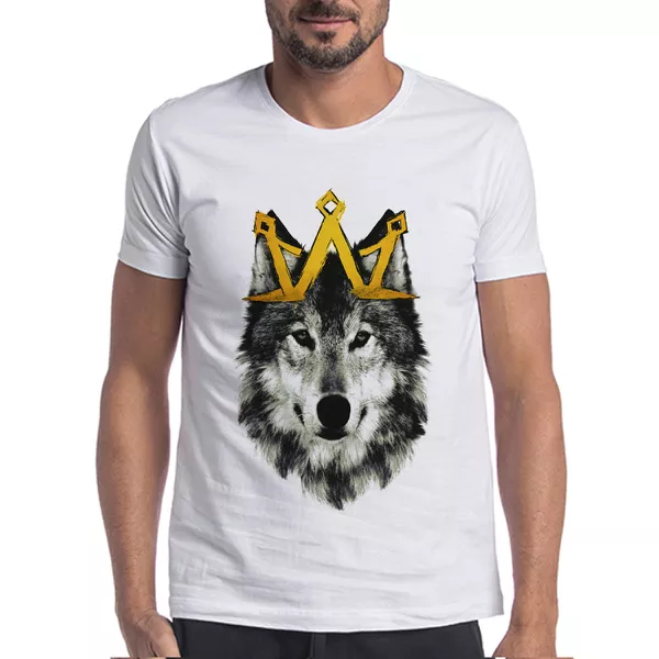 Camiseta Lobo Coroa