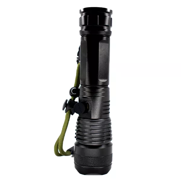 Lanterna Tática Manual T9 XHP50 LED | Iluminação Potente e Recarregável