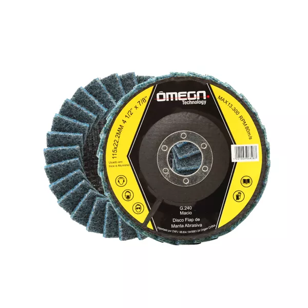 Disco Flap Manta Abrasiva 4.1/2" x 7/8"