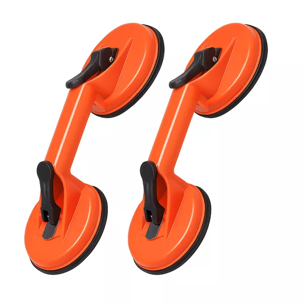 Kit 2 Ventosa Dupla Plástico 80kg Ômega