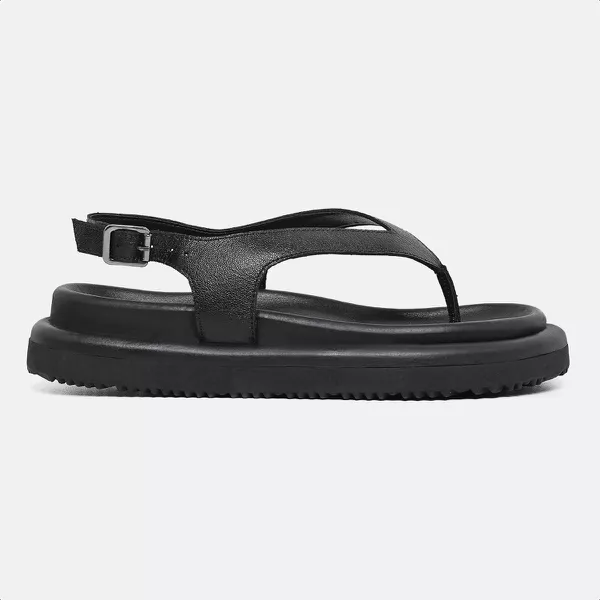 Sandalia Papete Feminina Betina Preto