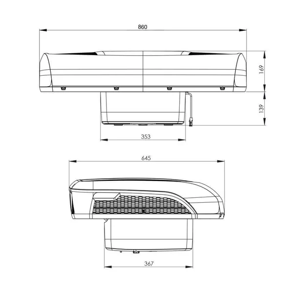 AR CONDICIONADO DE TETO RTX2000 ELÉTRICO 24V | LOJA DOMETIC
