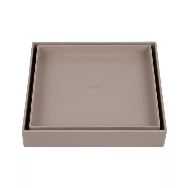 Ralo Oculto Astra Quadrado Universal 15x15 Bege 