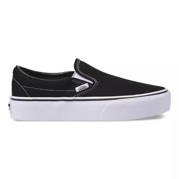Tênis Vans Classic Slip-On Plataforma Black