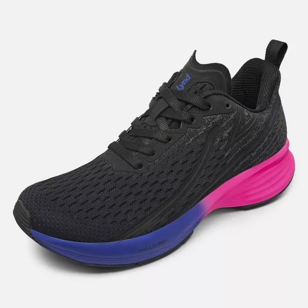 Tênis Lynd Gravit Flux 2 Preto Royal Pink