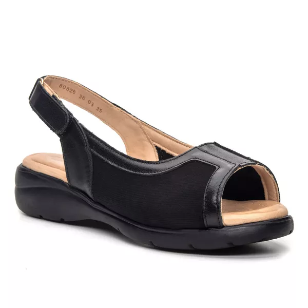 Sandália Feminina Confortável para Joanete Soft Neoprete Preto 