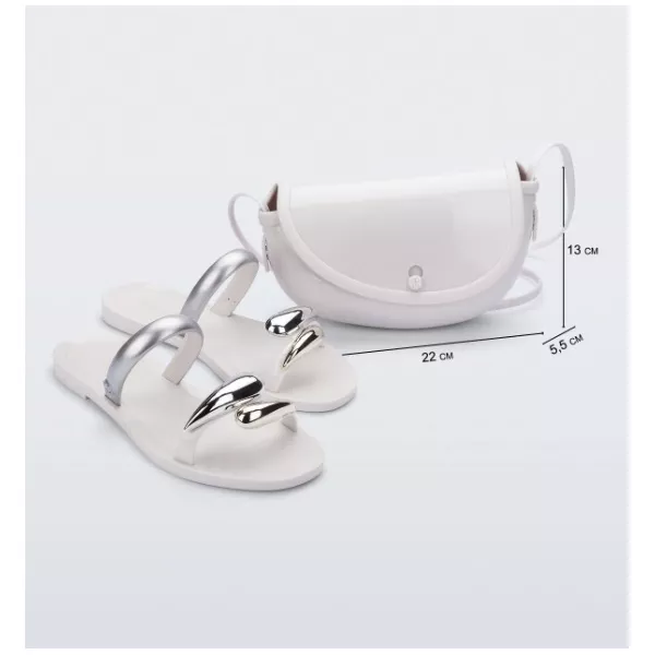 Melissa Chinelo Feminino Eden - Branco | Loja Mônica's