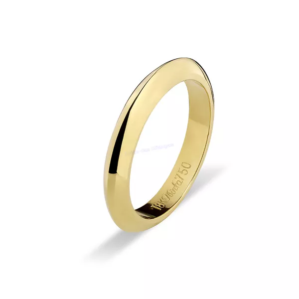 Aliança De Ouro 18k 750 10042.1