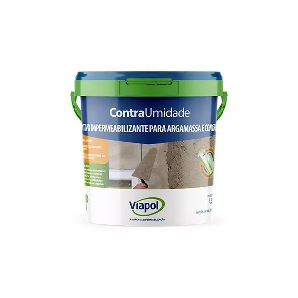 Impermeabilizante Viapol Contra Umidade (3,6L e 18L)