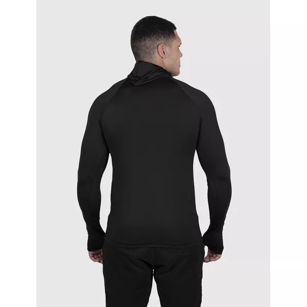 Camiseta Preto USUP Ninja Manga Longa Microdry UV50+ Com Abertura