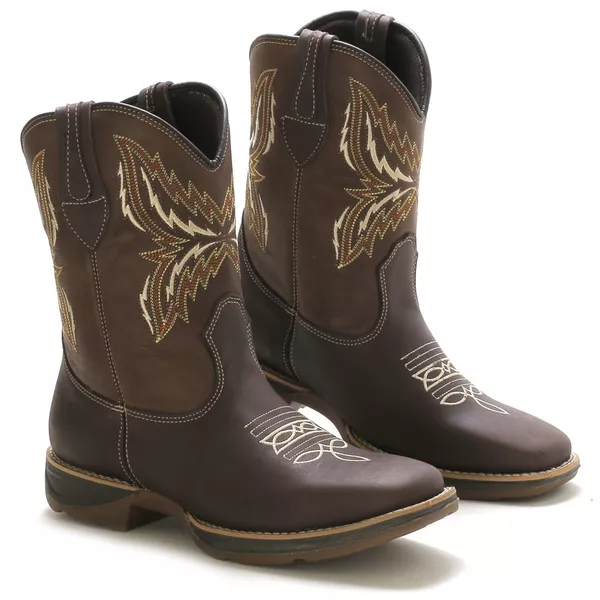 Bota Texana Roceira Jump Brown