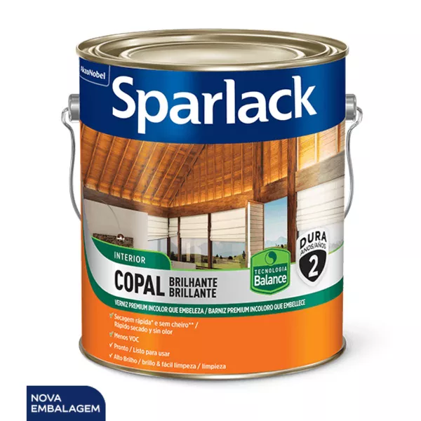 Verniz Copal Balance Incolor Sparlack 3,6L