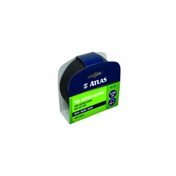 Fita Adesiva Antiderrapante Preta 50MMX5M 178/1 ATLAS