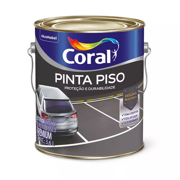 Tinta para Piso Coral 3,6L