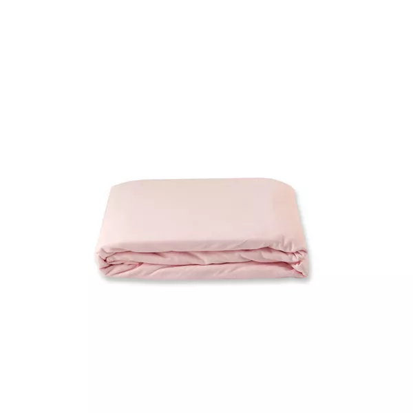 Lençol Queen com Elástico Rosa Chá - Exclusiva Malha Novo Toque 100% Algodão - Super Penteada 