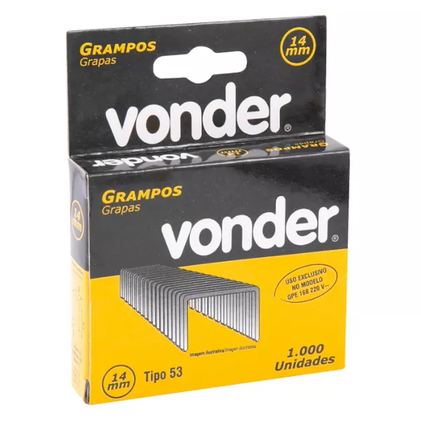 Grampo para Grampeador 14 mm Caixa com 1.000 unidades 2898168214