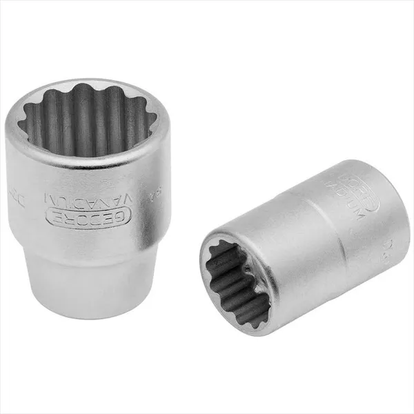 Soquete Estriado 38mm Com Encaixe De 3/4 Pol 017.010 Gedore