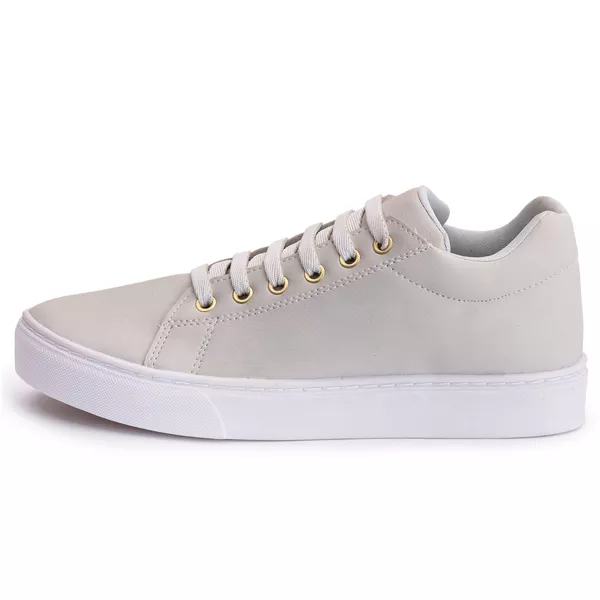 Tênis Casual Feminino Confortável Leve Macio - Off-White