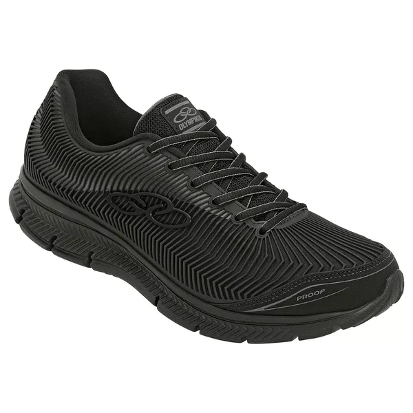 TENIS OLYMPIKUS PRETO/CHUMBO RUNNING PROOF
