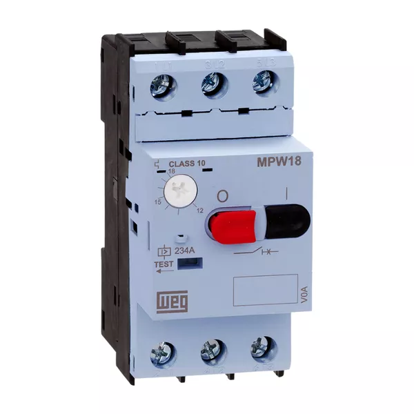 Disjuntor motor 6,3 a 10A MPW18 Weg