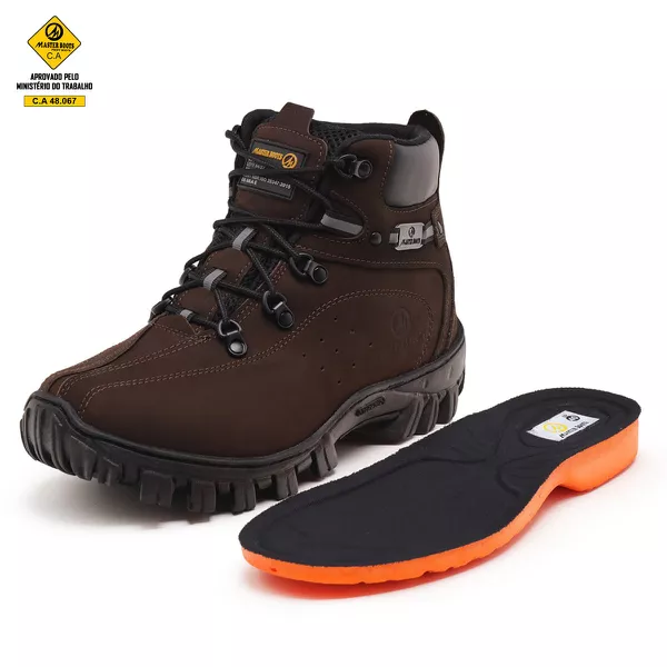 Bota 2113 para Trabalho Bico de Pvc Palmilha Anatômica | MASTER BOOTS