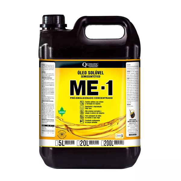 Óleo Solúvel Semi-Sintético 5L Ref. ME-1 AB1 QUIMATIC