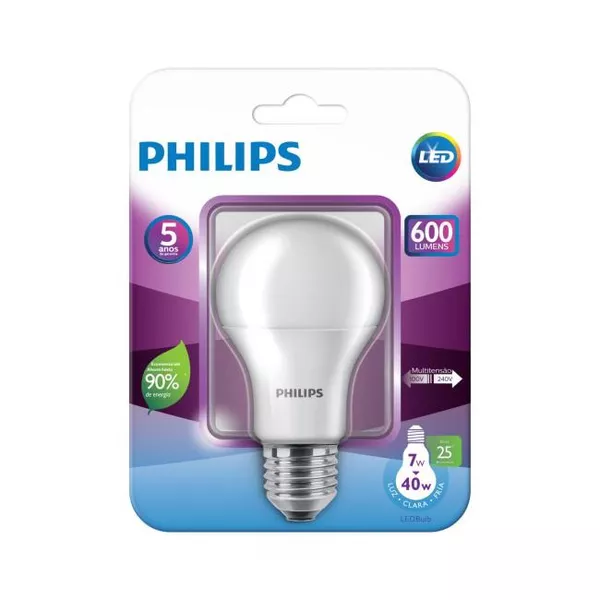 Lâmpada Led Bulbo 7W 60MVF-40 - PHILIPS