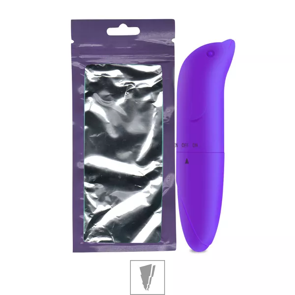 Vibrador Ponto G Aveludado Golfinho SI (6178) - Roxo
