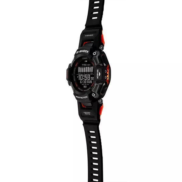 Relógio G-Shock Squad Digital Preto e Laranja GBD-H2000-1ADR