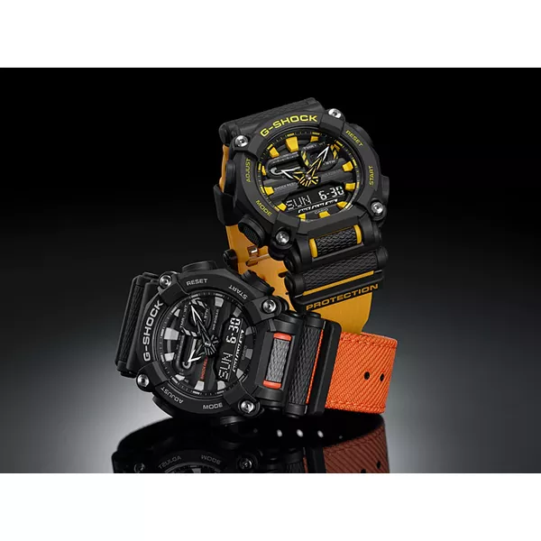 Relogio G-Shock Masculino AnaDigi GA-900A-1A9DR Amarelo