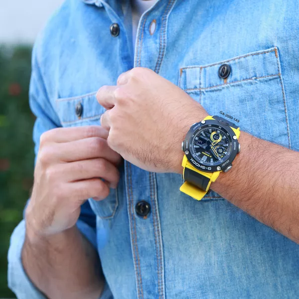 服/ファッション G-SHOCK  GA-2000 Relogio G-Shock Masculino Carbon Core Guard GA-2000-1A9DR