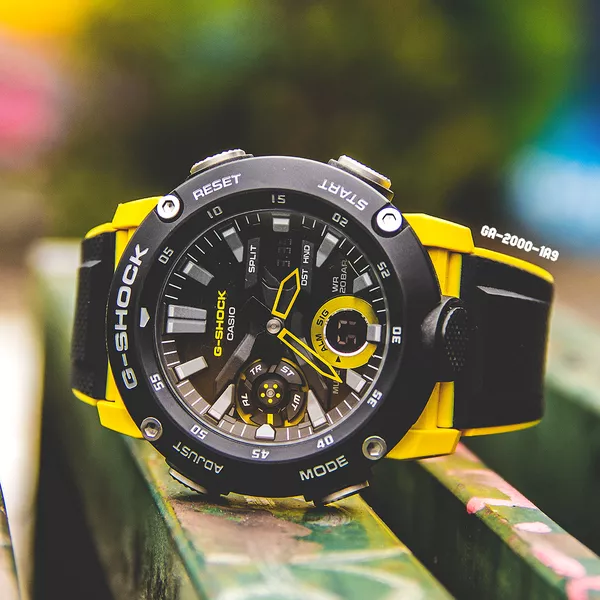 服/ファッション G-SHOCK  GA-2000 Relogio G-Shock Masculino Carbon Core Guard GA-2000-1A9DR