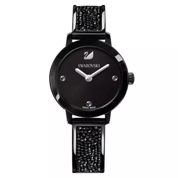 スワロフスキー　COSMIC ROCK ウォッチ Relógio Swarovski Feminino Cosmic Rock Preto