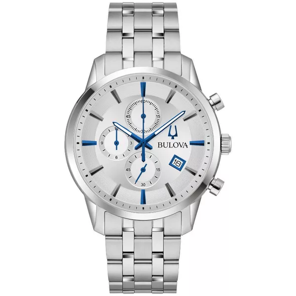 Relógio Bulova Masculino Sutton Cronógrafo Aço 96B404