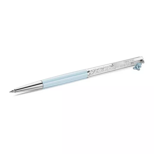 Caneta Swarovski Crystal Shimmer Azul