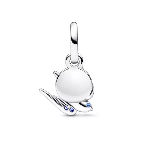 PANDORAサニーボディー Charm Pandora Pendente Andorinha Azul Brilhante