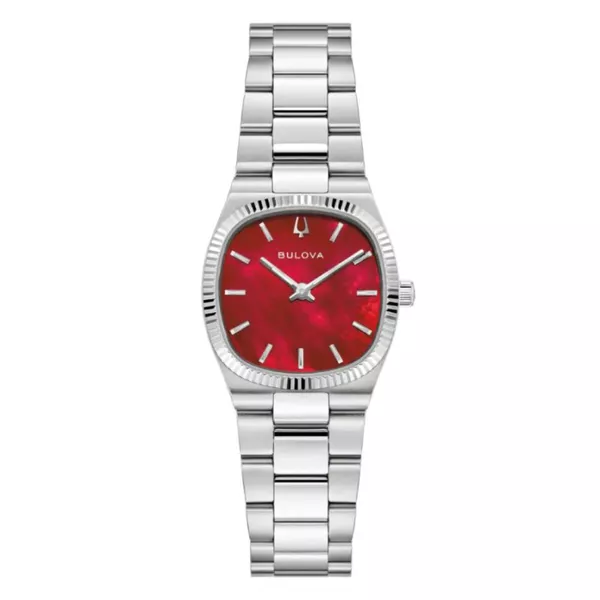 Relógio Bulova Super Seville Mini Vermelho Feminino 96L354
