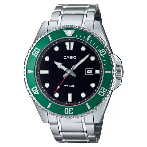 Relógio Casio Masculino Analógico Verde MDV-107D-3A2VDF