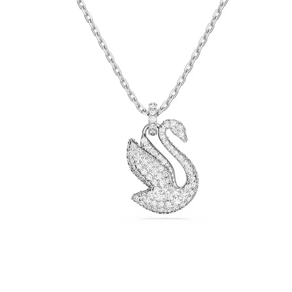 Colar Swarovski Iconic Swan Cisnei com Ródio 5647872
