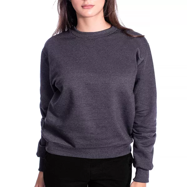 Moletom Liso Feminino Gola Redonda Chumb... - Benellys Loja Oficial