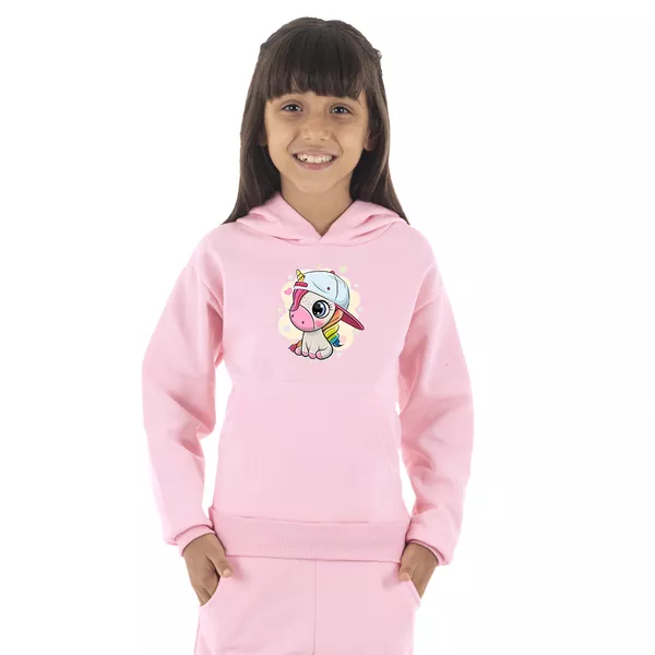 Moletom Canguru Infantil Menina Unicórni... - Benellys Loja Oficial