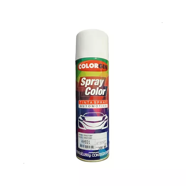 COLORGIN SPRAY AUTOMOTIVO BRANCO BRASTEMP 300ML | Monza Tintas