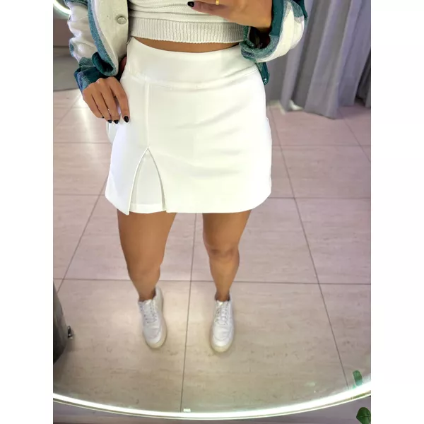 SHORT SAIA ALFAIATARIA FENDINHA OFF