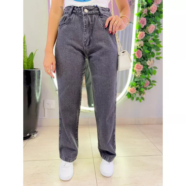 CALÇA WIDE ESTONADA PRETO
