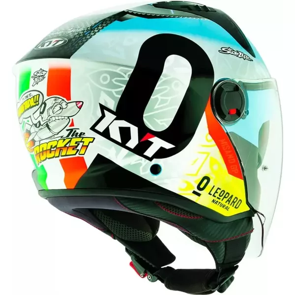 Capacete Kyt D-City Foggia Misano 2022 - Azul. Moto One