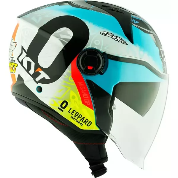 Capacete Kyt D-City Foggia Misano 2022 - Azul. Moto One