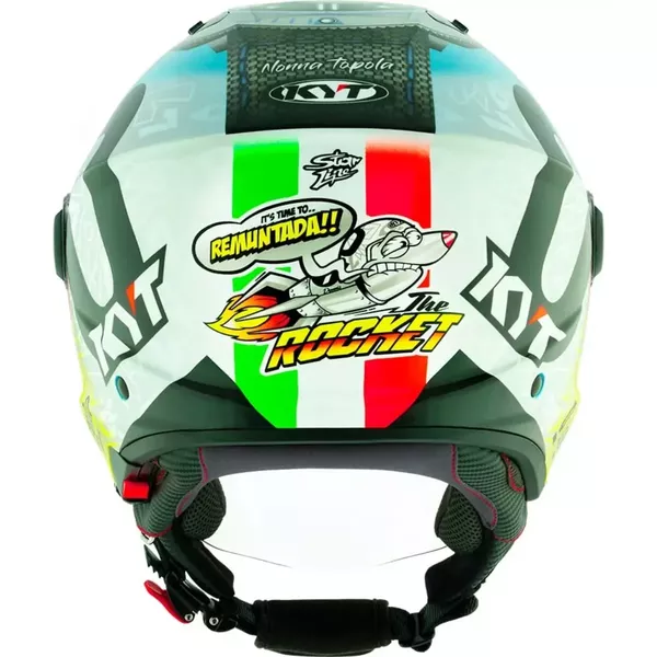 Capacete Kyt D-City Foggia Misano 2022 - Azul. Moto One