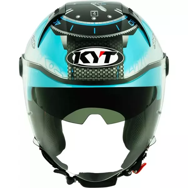 Capacete Kyt D-City Foggia Misano 2022 - Azul. Moto One