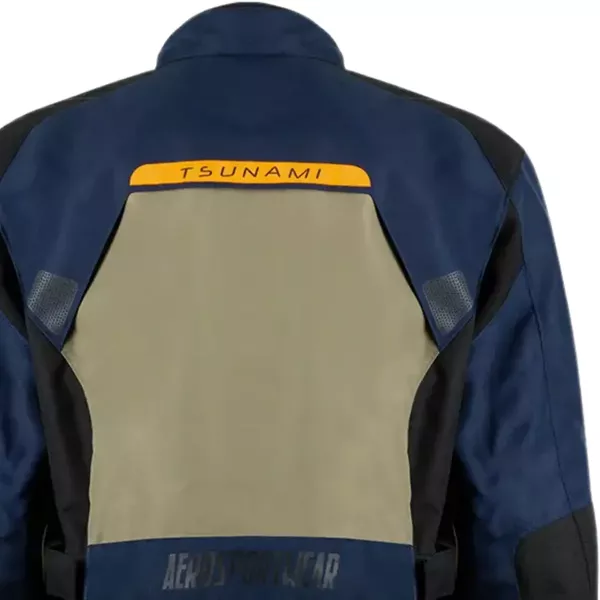 Jaqueta Asw Tsunami - Azul Preto Areia Laranja Moto One